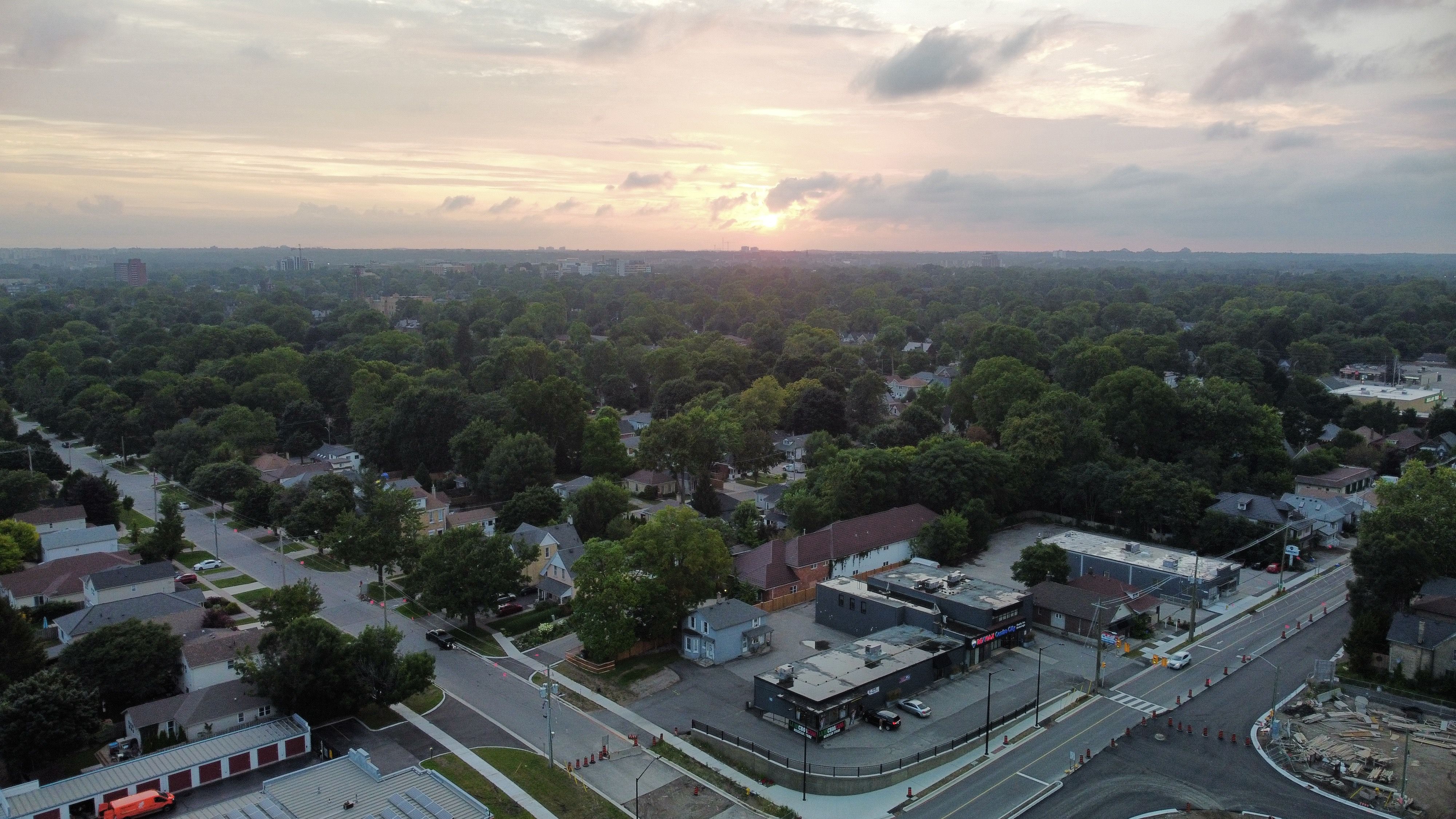 Drone aerial photography in London Ontario